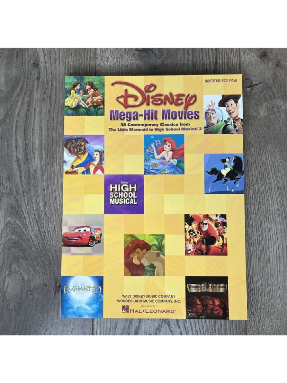 Disney Mega-Hit Movies Sheet Music 38 Contemp. Classics Easy Piano Hal Leonard - Picture 2 of 5